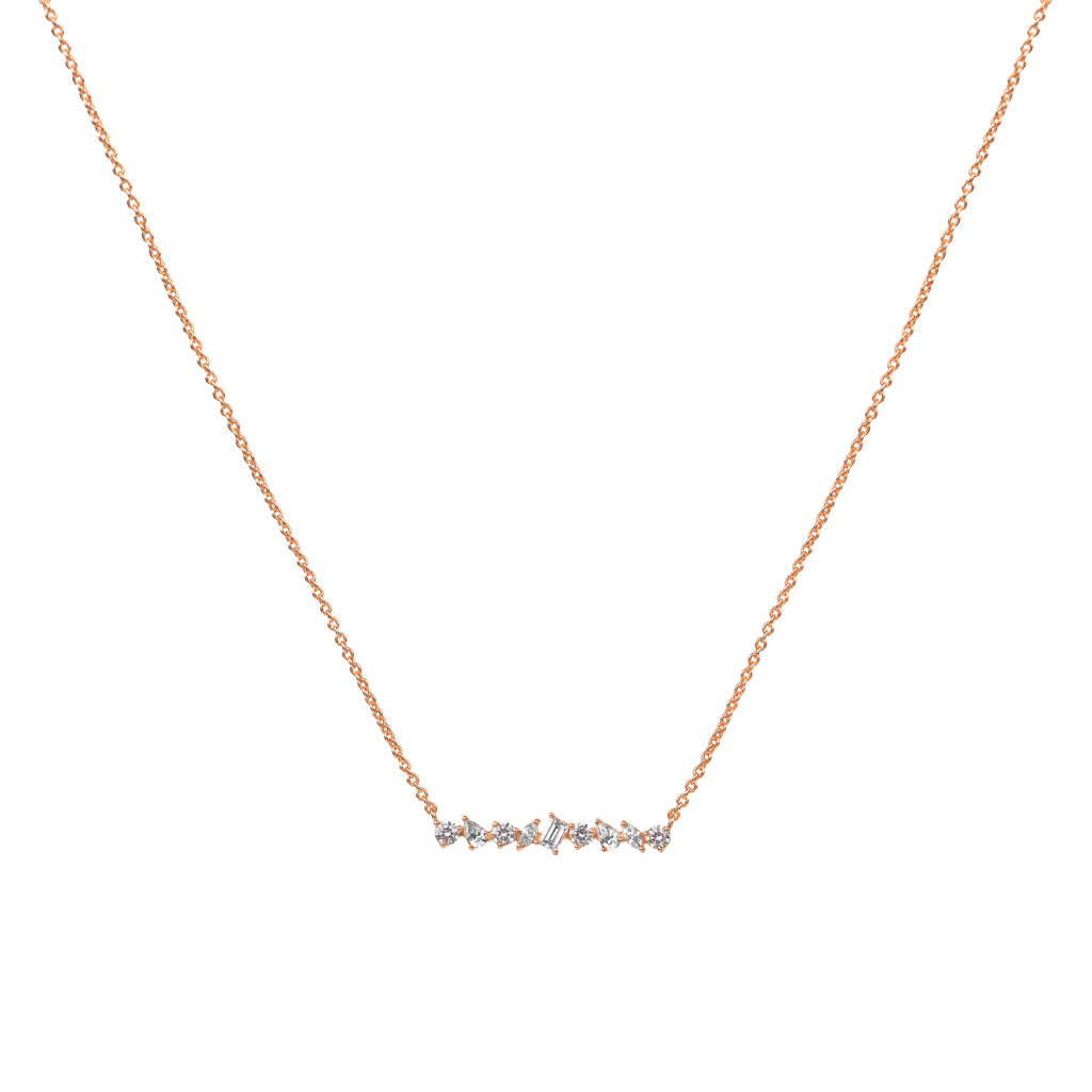KORD 14KY Multi Shape Diamond Smile Necklace 0.48tw $2,295 N1043 | Goodin's  Jewelry