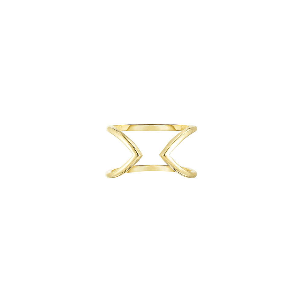 Open Matrix Ring Open Geometric Ring – Alina Morgan Jewelry